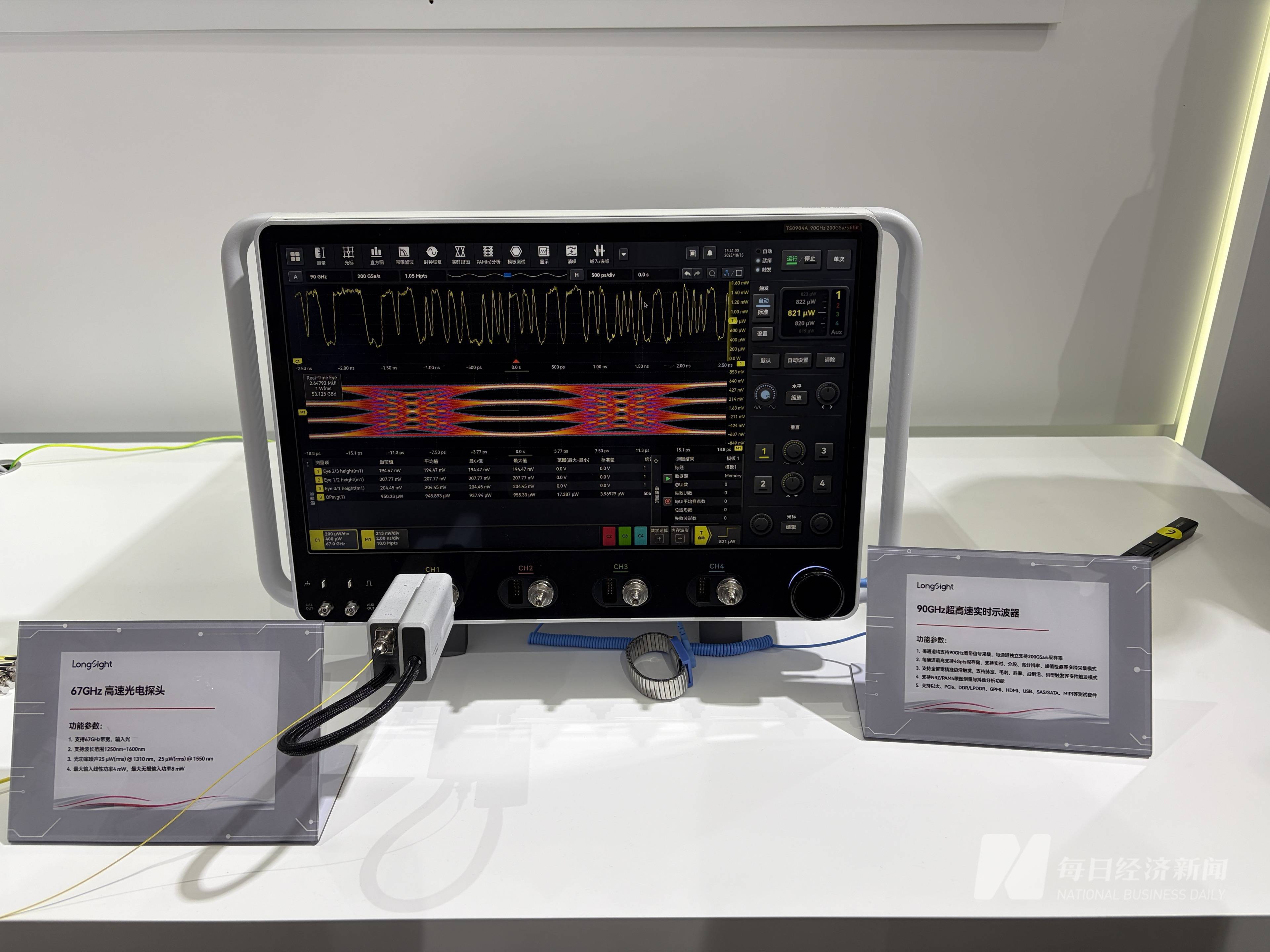 “国内第一、全球第二” 中国造示波器实现历史性跨越，性能提升500%